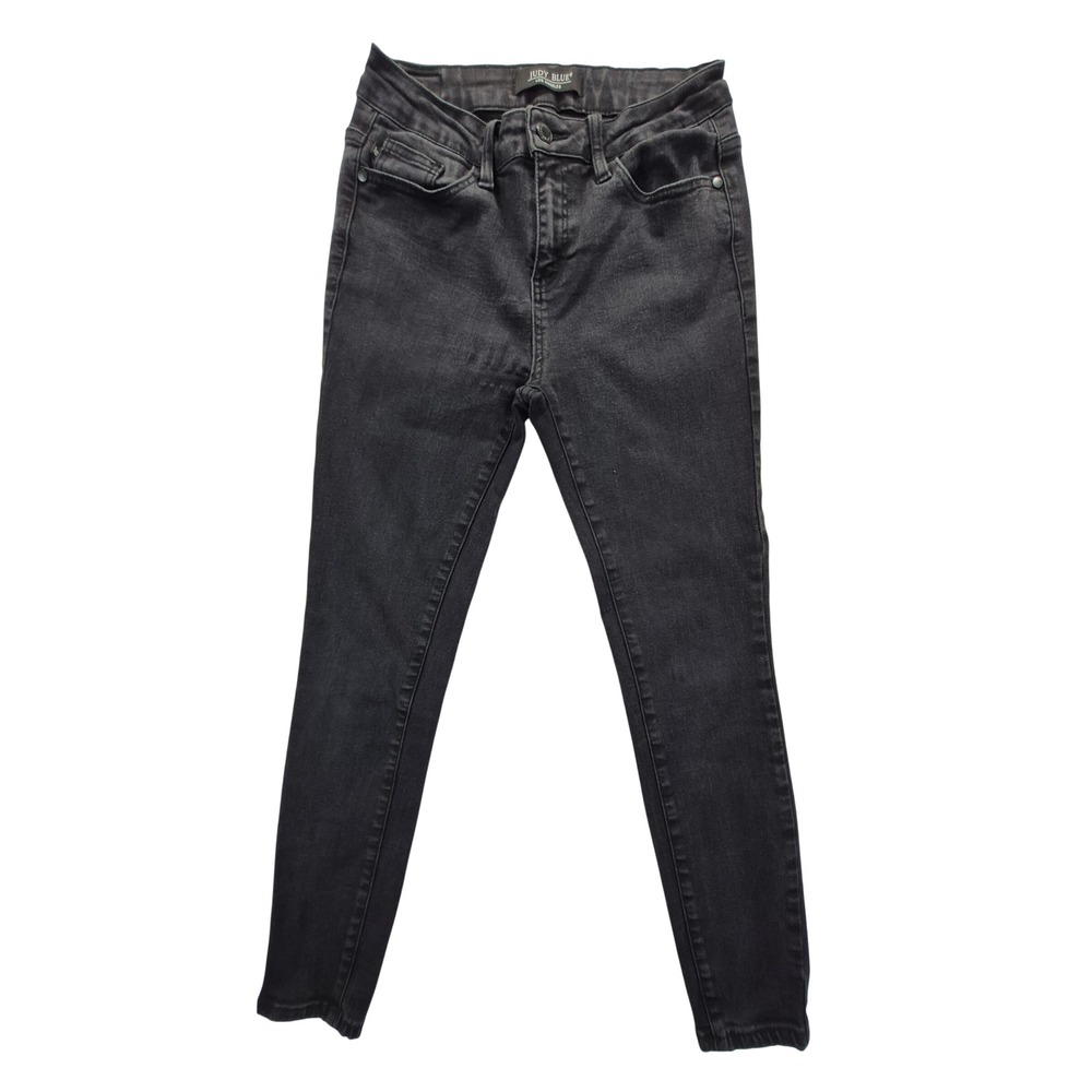Judy‎ Blue JB8883 Skinny Jeans Womens 7/28 Black Stretch Denim Mid Rise